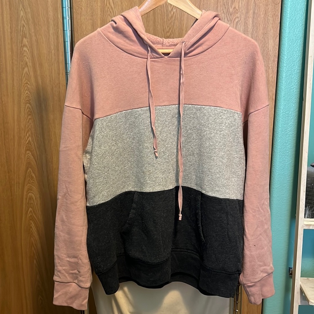 American eagle tri colored hoodie